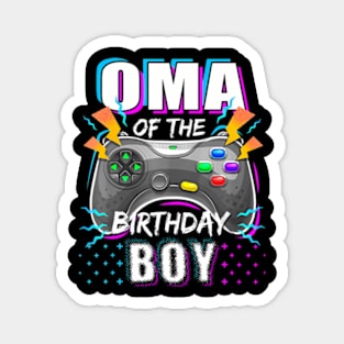 Oma of the Birthday Video Gamer Birthday Magnet