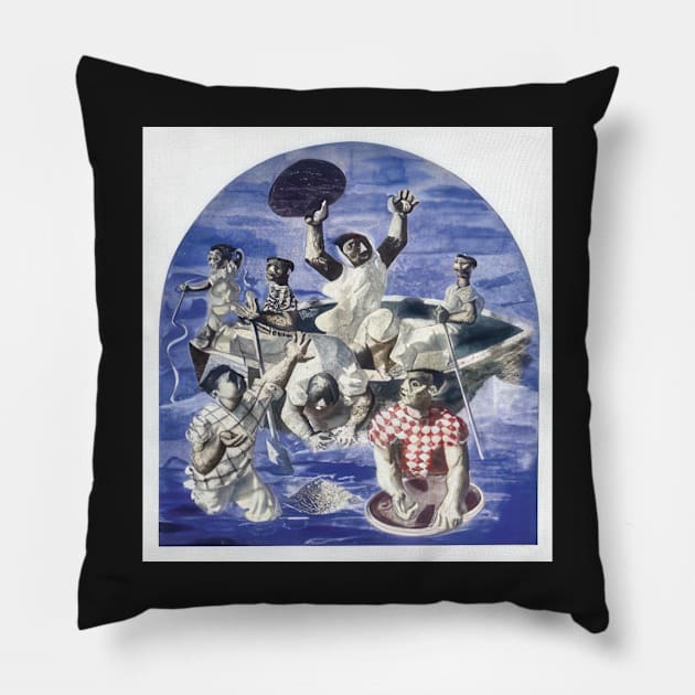 discovery of gold - Candido Portinari Pillow by Kollagio