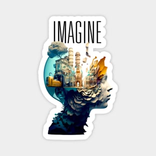 Imagination: The Dance of Imagination Where Wonders Are Born Magnet