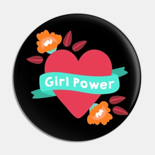 Girl power Pin