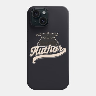 Author Poet Typewriter Phone Case