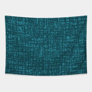 Fibre Mesh Pattern (Teal Green) Tapestry