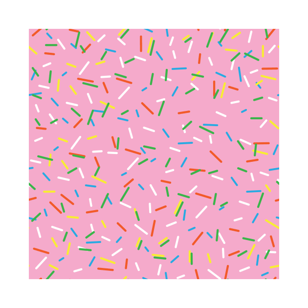 Pink Birthday Donut Sprinkles by NewburyBoutique