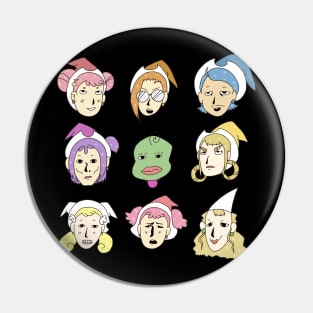 Ojamajo doremi magical doremi coloured Pin