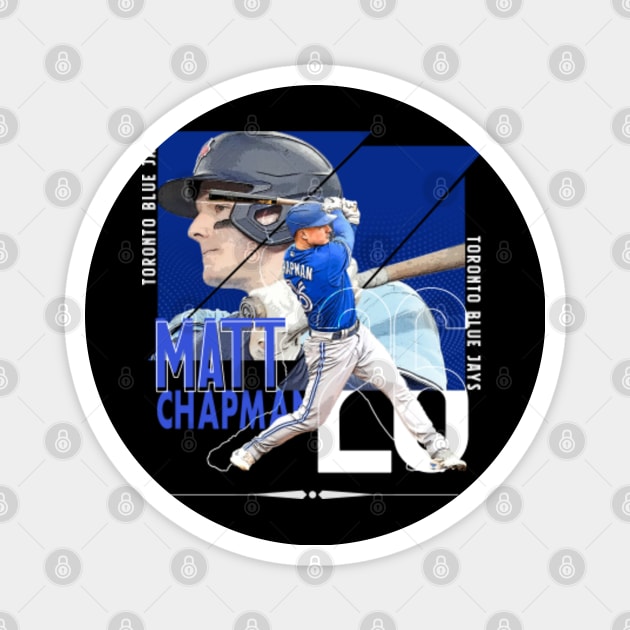 Matt Chapman Baseball Paper Poster Blue Jays 2 - Matt Chapman