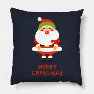 Cool Santa Christmas - Happy Christmas and a happy new year! - Available in stickers, clothing, etc Pillow