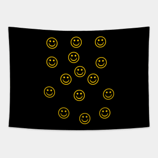 Smiling faces Tapestry