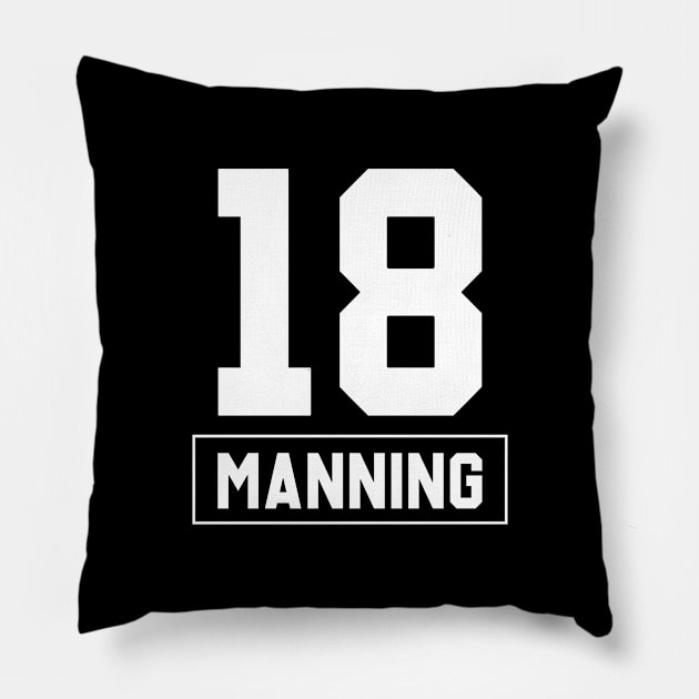 the legendary number 18 of indianapolis Pillow by Cabello's