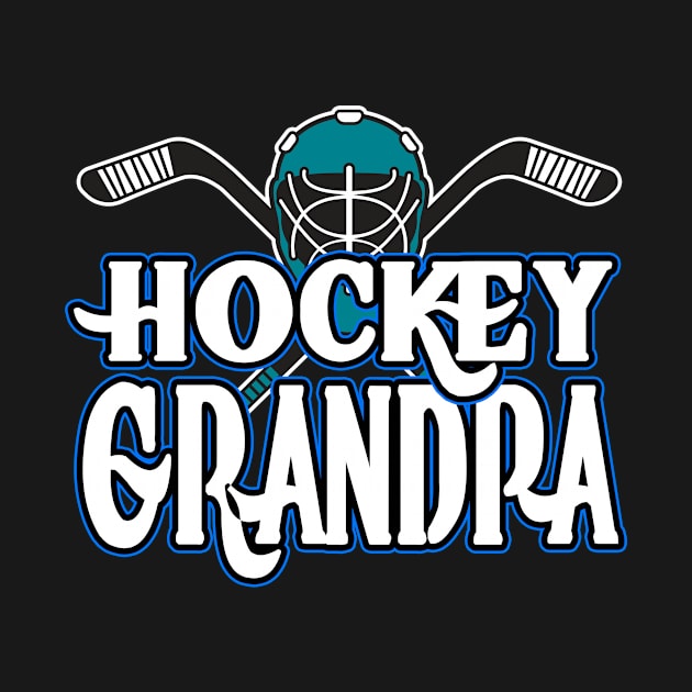 Hockey Dad Kids Hockey Father League Championship T Shirt - GRANDPA by finchandrewf