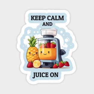 Fruit Juicer Keep Calm And Juice On Funny Health Novelty Magnet