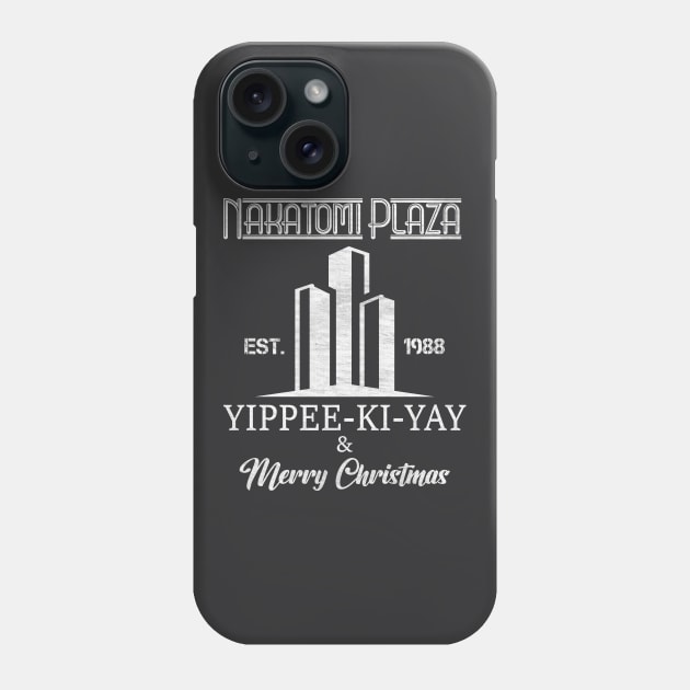 Nakatomi Plaza-Est 1988-Yippee Ki Yay & Merry Christmas Phone Case by Blended Designs