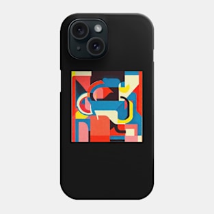 Almost Primary (Bauhaus Abstract Design) Phone Case