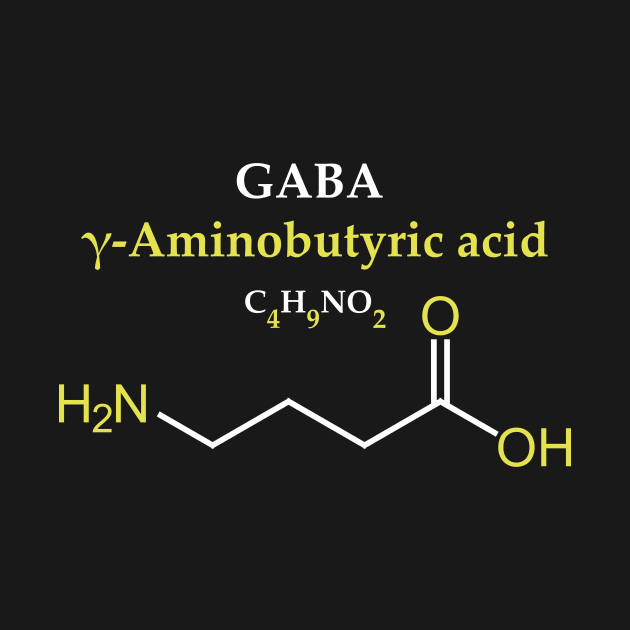 GABA gamma aminobutyric acid Molecule Original Concept by Science Design