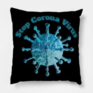 Stop Corona virus Pillow