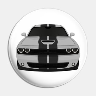 Challenger Grey + Stripes Pin