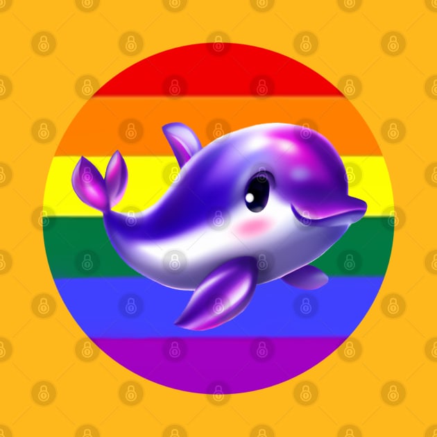 Dolphin LGBT Pride by Nayture