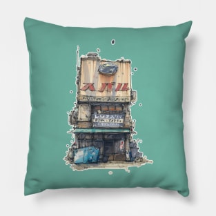 Japanese Garage Pillow