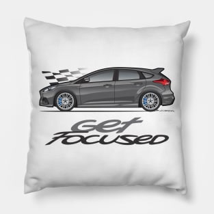 Get Focused (Grey) Pillow