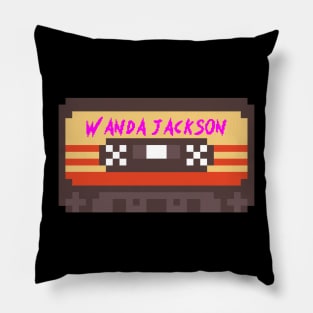 Wanda Jackson 8bit Cassette Tape Pillow