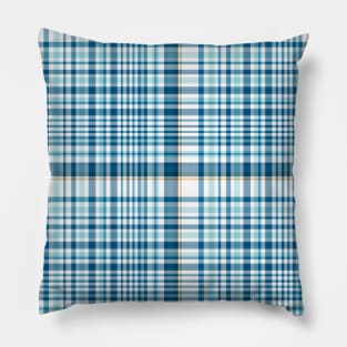 Sailor Mercury Plaid Pillow