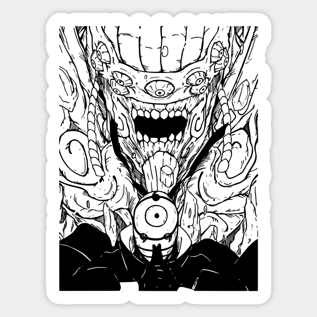 Obito Uchiha Manga Black - Obito Uchiha - Sticker | TeePublic Obito Uchiha Manga Black - Obito Uchiha - Sticker | TeePublic