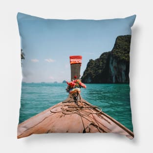 Photo of Thailand by boat Pillow