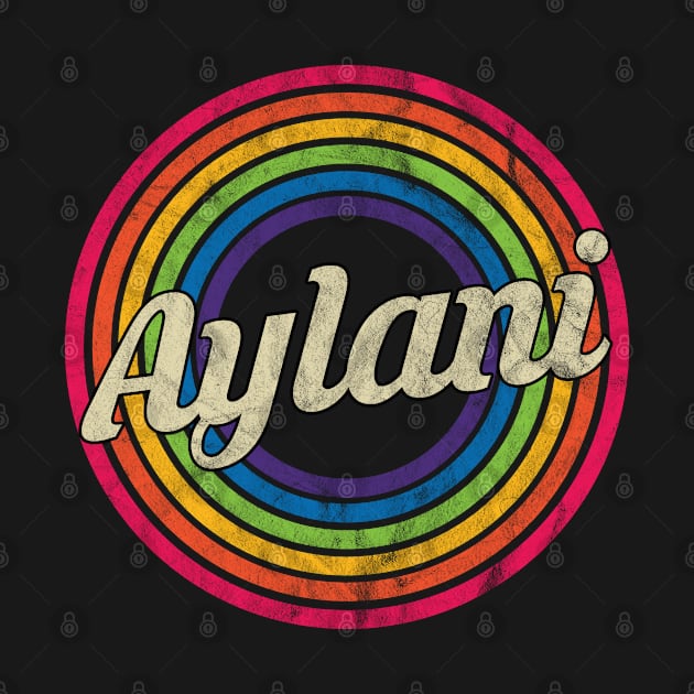 Aylani - Retro Rainbow Faded-Style by MaydenArt