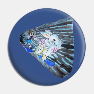 Down the Rabbit Hole Pin