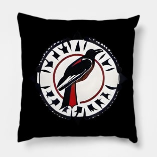 Raven Red Pillow