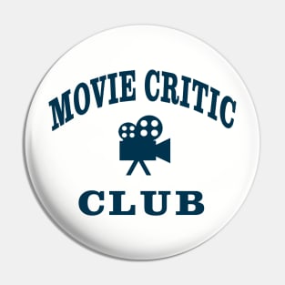 Movie Critic Club Pin