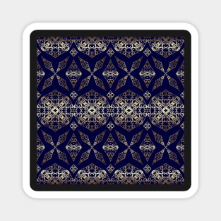 Ethnic patterns in oriental style. Magnet