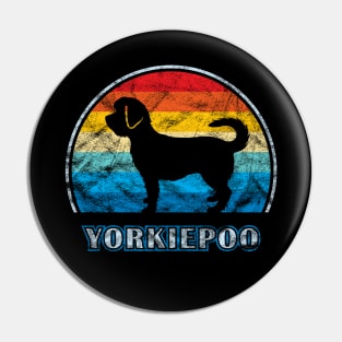 Yorkiepoo Vintage Design Dog Pin