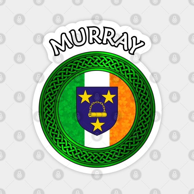 Irish Flag Shamrock Celtic Knot - Murray Magnet by Taylor'd Designs