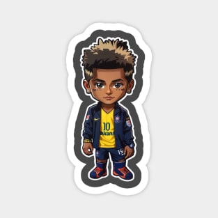 neymar brazil football Halloween Magnet