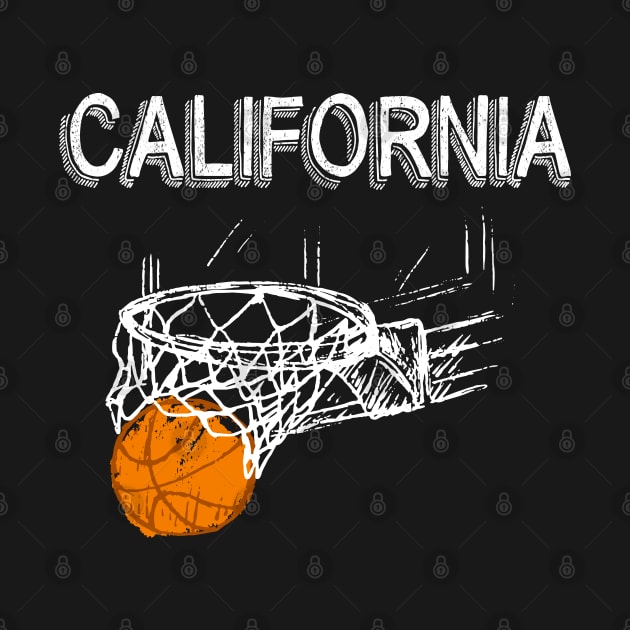 California Basketball B-Ball Golden State Dunk gift Funny by smartrocket