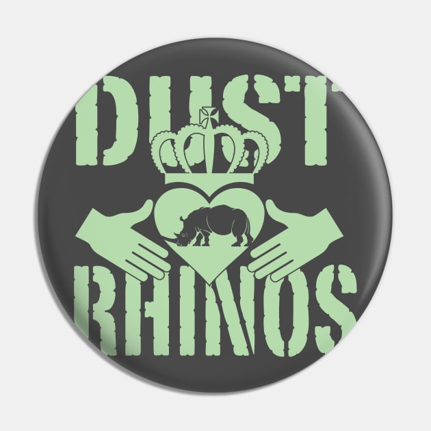 DR Claddagh Pin by Dust Rhinos Swag Store