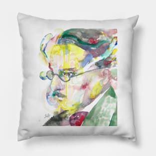 FERNANDO PESSOA - watercolor portrait .5 Pillow