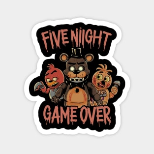 Five Nights At Freddy's Game Over Magnet