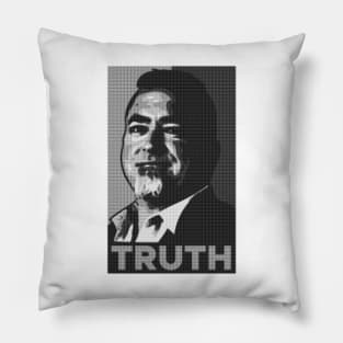 TRUTH Black & White Printing Press Pillow