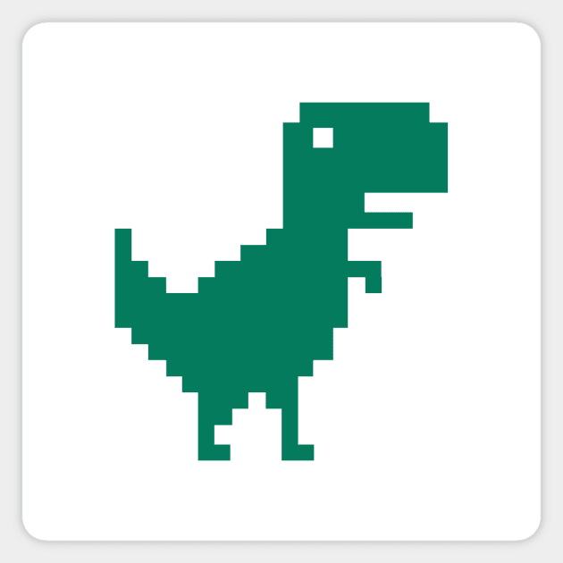  You Are Offline T-Rex [Dino Run] Pixel Art Dinosaur