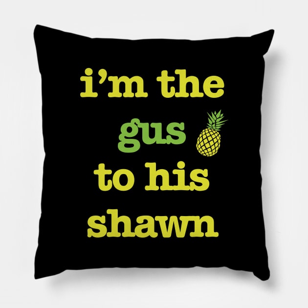 Gus to his Shawn Pillow by JJFDesigns