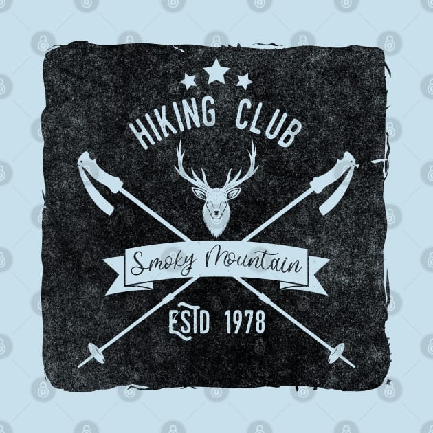 Smoky Mountain Hiking Club (dark) by TDANIELSART 