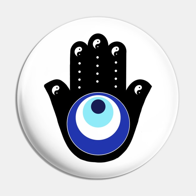 Hand of Hamsa fatima evil eye ying yang Pin by livania