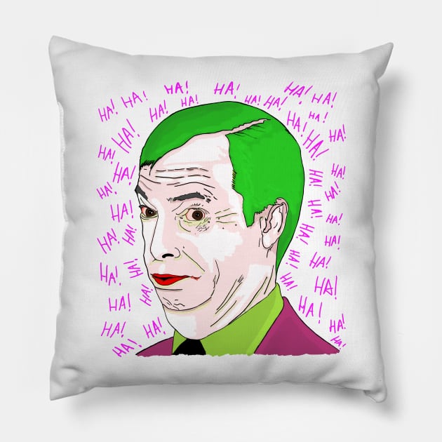 Nigel Farage Pillow by Scribbles_an_nibbles