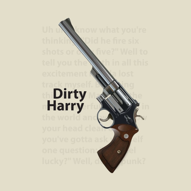 Dirty Harry - Alternative Movie Poster by MoviePosterBoy