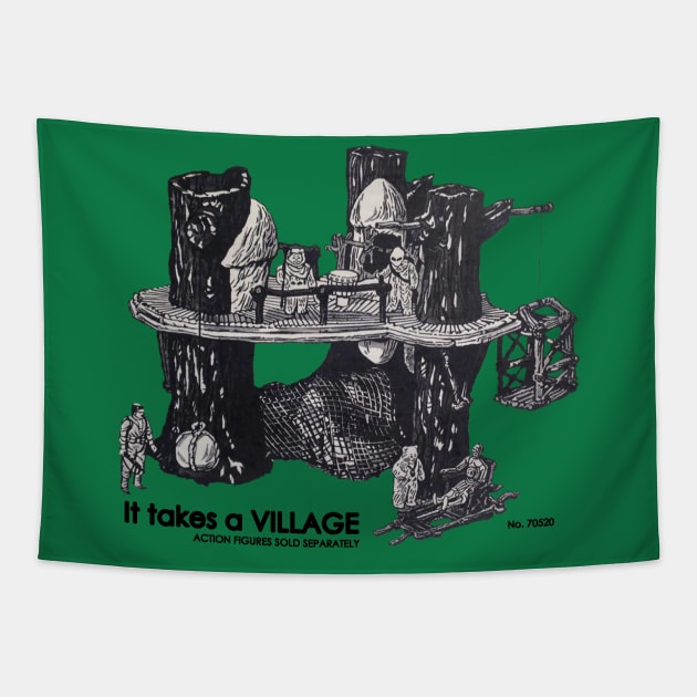 It takes a VILLAGE Tapestry by Wyld Bore Creative