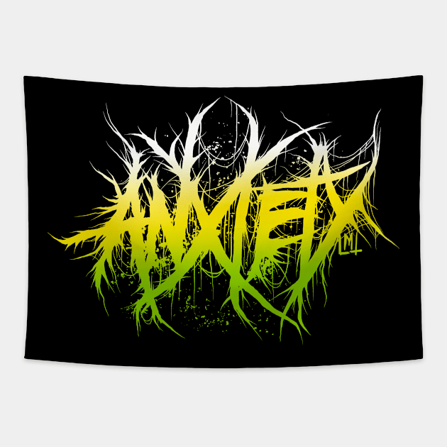 Anxiety Tapestry by LoudMouthThreads