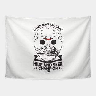 Camp Crystal Lake Hide and Seek Champion 1980 - vintage Tapestry