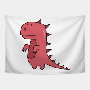 cute red t-rex dinosaur design Tapestry