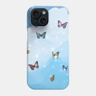 Rainbow Butterfly Pastel Aesthetic Phone Case